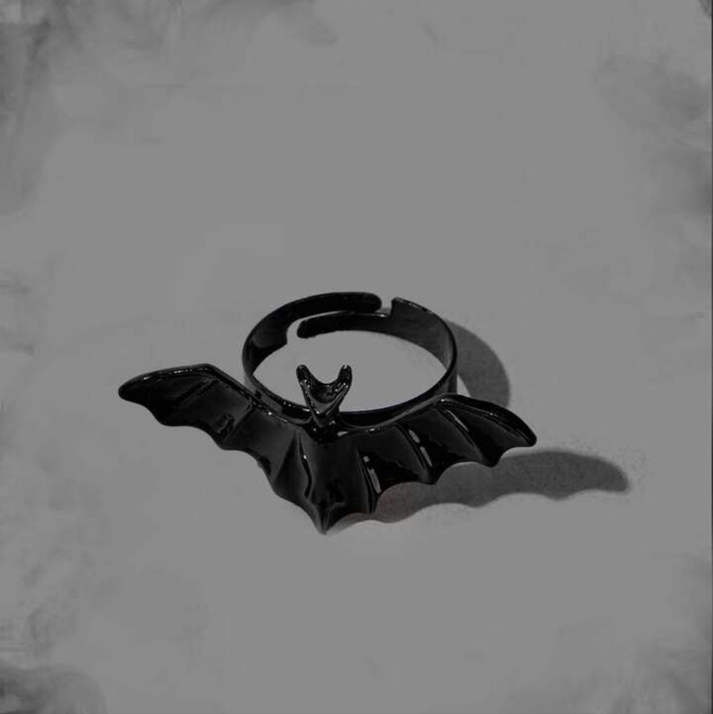 Gothic Bat Ring